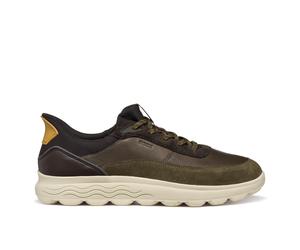 GEOX Herrenschuhe Sportliche Schnürer MILITARY/COFFEE COFFEE - Gr. - 45