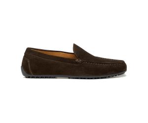 Geox Istria Mokassin Schuhe dunkelbraun U653KC für Herren, braun, Größe 44 EU