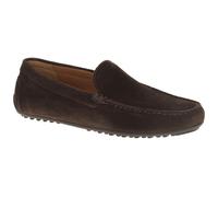 Geox ISTRIA U653KC 00022C6006 dunkel-braun - bequeme Slipper für Herren - Größe 42