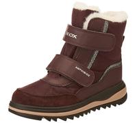 Geox J ADELHIDE Girl B AB Ankle Boot, DK Burgundy, 36 EU
