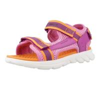 Geox J AIRADYUM GI Sandal, Fuchsia/Orange, 26 EU
