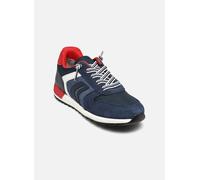 Geox J ALBEN Boy B Sneaker, Navy/AVIO, 28 EU