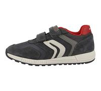 Geox J ALBEN Boy E Grey/Red Boys' Trainers Sneaker Size 34