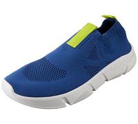 Geox Aril Kinder Sneaker blau/weiß/gelb - 38
