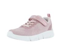 Geox "J ARIL GIRL", Knitwear Sneaker, Klettschuh mit glitzerndem Klettriegel (35372110-26) rosa
