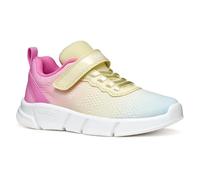 Sneaker GEOX "J ARIL GIRL", Kinder, Gr. 31, bunt, Textil, Synthetik, modisch, Schuhe, Knitwear Sneaker, Klettschuh mit glitzerndem Klettriegel (88972453-31) bunt
