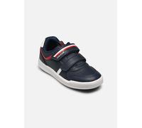 Geox J Arzach Boy Sneaker, Navy/RED, 36 EU