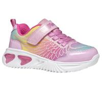 Geox J Assister Girl B Sneaker, PINK/Multicolor, 29 EU