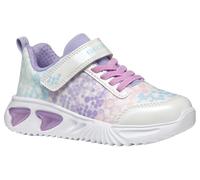 Geox J Assister Girl B Sneaker, White/Lilac, 36 EU