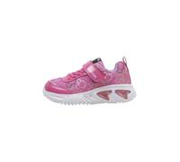 Slip-On Sneaker GEOX "J ASSISTER GIRL D" Gr. 33, bunt (fuchsia, multi) Kinder Schuhe Sneaker mit cooler Blinkfunktion (95802258-33)