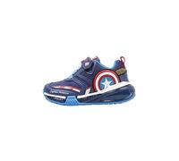Geox J BAYONYC Boy Sneaker, Navy/RED, 33 EU