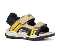 Geox J Borealis Boy A Sandal, Beige/Yellow, 35 EU