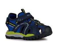 Geox J Borealis Boy Sandal,ROYAL/LIME,34 EU