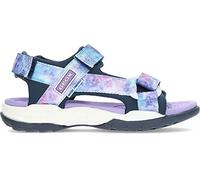 Geox J BOREALIS GIRL Sandal, NAVY/VIOLET, 29 EU
