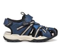 Geox J Borealis Boy B Sandal, Denim/Grey, 28 EU