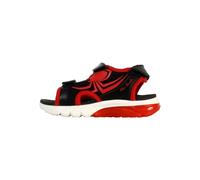 Geox J CIBERDRON B Sandal, Black/Red, 36 EU
