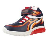 Geox JUNIOR J CIBERDRON Boy MID Easy Entry Navy/RED 24_EU