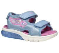 Geox J CIBERDRON G Sandal, Sky/Fuchsia, 38 EU