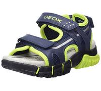 Geox J DYNOMIX Boy Sandal,Navy Lime,32 EU