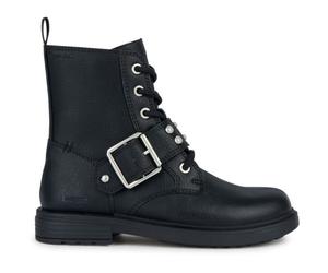 Geox J ECLAIR G. D Mädchen Knöchelschuhe, schwarz, größe 33