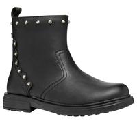Geox J Eclair Girl C Chelsea Boot, Black, 39 EU