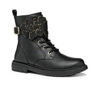 Geox J ECLAIR GIRL K - SYNT.LEA für Kinder, schwarz, Größe 31 EU