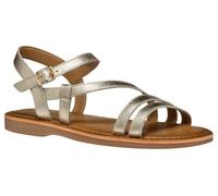 Geox J EOLIE Girl Sandal, Platinum, 37 EU