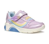 Geox J FADINLIGHT Girl A Sneaker, Lilac/Multicolor, 33 EU