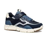 Geox J FLEXYPER Boy A Sneaker, Navy/Lt Grey, 29 EU