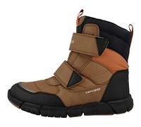 Geox J Flexyper Boy B Abx Ankle Boot, Brown Black, 30 EU