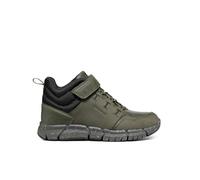 Geox J Flexyper Boy B Abx Ankle Boot, DK Green/Black, 41 EU