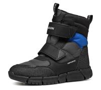 Geox J Flexyper Boy B Abx Ankle Boot, DK Grey/ROYAL, 32 EU