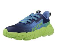 Geox JUNIOR Boy J FLEXYPER Fast Boy Sneakers LT Blue/Lime 31_EU