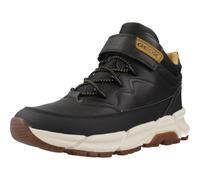 Geox J FLEXYPER Plus Boy Ankle Boot, Black/DK Yellow, 35 EU