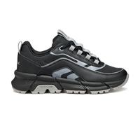 Geox J FLEXYPER Plus Boy Sneaker, Black/Grey, 36 EU