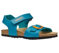Geox J Ghita Boy B Sandal, Azure/ORANGE, 29 EU