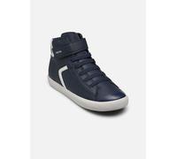 Geox Jungen J Gisli Boy Sneaker, Blau, 35 EU