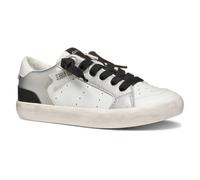 Geox J GISLI Girl A Sneaker, White/Silver, 31 EU