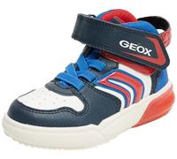 Geox J GRAYJAY Boy Sneaker, Navy/RED, 25 EU