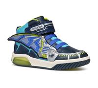 Geox J INEK Boy B Sneaker, Navy/ROYAL, 25 EU