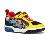 Geox J INEK Boy E Sneaker, Yellow/Red, 28 EU