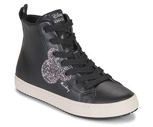Geox J Kalispera Girl D Sneaker Madchen Schwarz/Silbern - 34 - Sneaker High Shoes