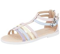 Geox J Karly Girl Sandal, LT Rose/Multicolor, 41 EU