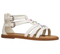 Geox JUNIOR GIRL J SANDAL KARLY GIRL SANDALS WHITE/MULTICOLOR 29_EU