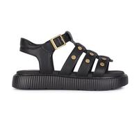 Geox J KODETTE GIR Sandal, BLACK, 34 EU
