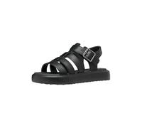 Geox J KODETTE Gir Sandal, Black, 39 EU
