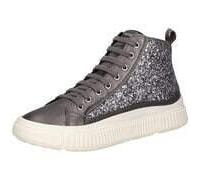 Geox Mädchen J Laquinny Girl D Sneaker, Grau, 39 EU