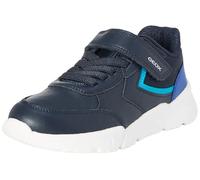 Geox J Loftus Boy Sneaker, Navy/ROYAL, 24 EU