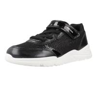 Geox J Loftus Girl C Sneaker, schwarz/weiß, 28 EU