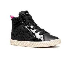Geox J MIRROLESS A - für Kinder, schwarz, Größe 33 EU